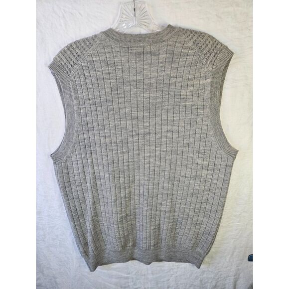 ALFANI Men's Merino Wool Sweater Vest Size Medium - Picture 5 of 5
